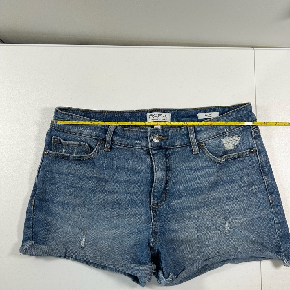 Sofia Women's Blue Denim Shorts